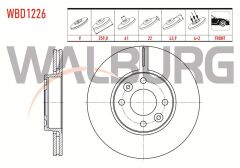 Renault Clio 3 Ön Fren Diski 1.2 16V 260 mm Çap 2006-2012